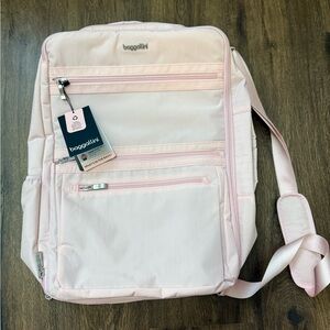 Baggallini Light Pink Modern Convertible Backpack
